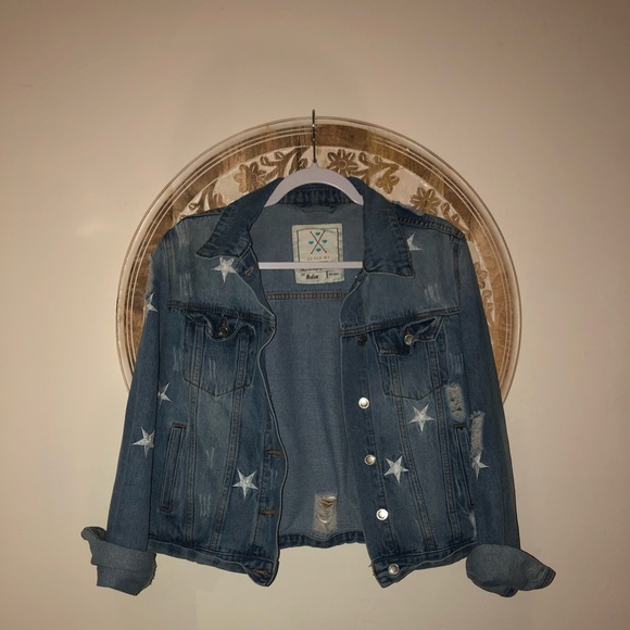 COPY - Distressed Denim Jacket - Picture 6 of 8